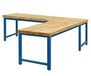Industrial workbench L&U shaped